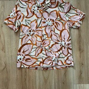 ZARA S/S FLORAL SHIRT